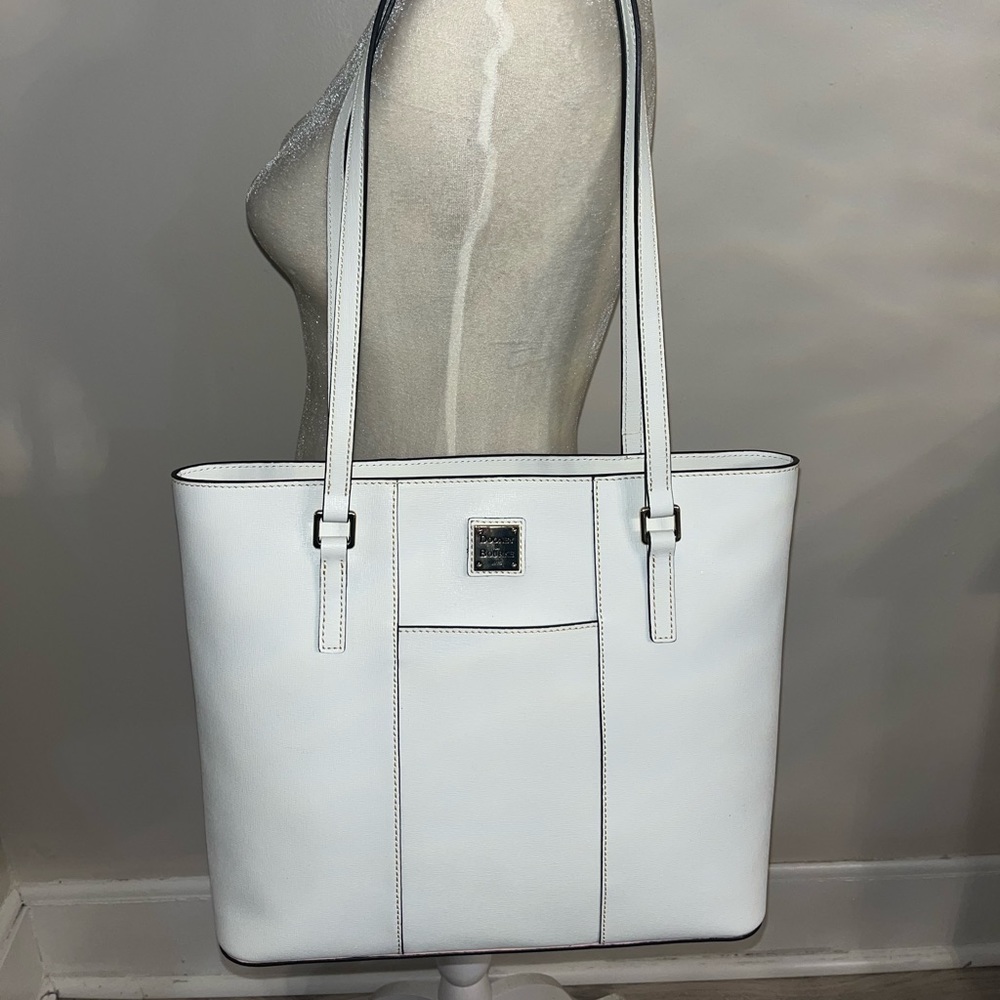 Dooney and Bourke Lexington Tote Off White